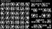 Reman pictographs