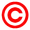 Red copyright