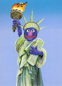 Grover-Statue-Of-Liberty-German