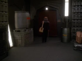 Nog leaves the cargo bay