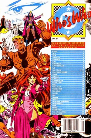 Cover for Who's Who: The Definitive Directory of the DC Universe #23