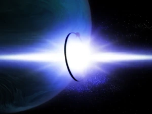 At the conclusion of the Battle of Installation 05, Installation 05 sends a partial pulse into space.