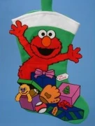Kurt Adler felt stocking elmo