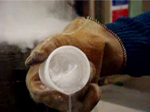 Solid nitrogen
