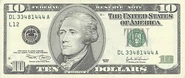 US 10Dollar front