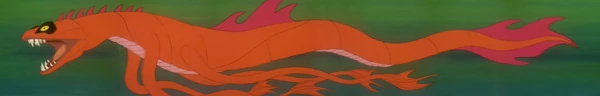 Sur-snake swimming