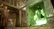 Harry Potter traveling by the Floo Network