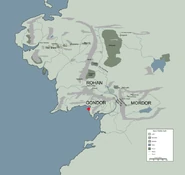 DOL AMROTH location map in middle earth