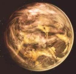 Vista espacial de Ossus