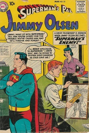 Cover for Superman's Pal, Jimmy Olsen #35