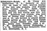 Kohlman-Ralph 1957