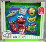 FisherPriceElmosWorldPuzzleBlue7pcs