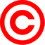 Red copyright