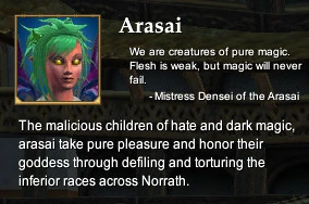 Arasai (Character Race)