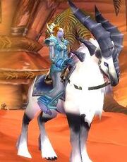 White riding talbuk