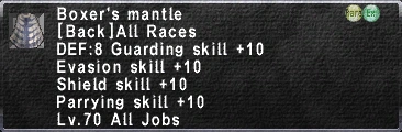 Boxer's Mantle