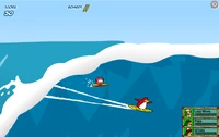 Surfing puffle