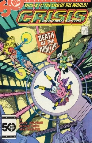 Cover for Crisis on Infinite Earths #4