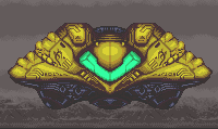 Samus's Gunship Super Metroid