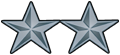US o-8 rank pin