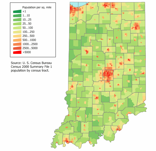 lawrence township population