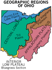 Geographic regions ohio