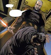 Dooku besiegt Tholme