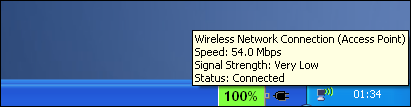 Windows signal strength 2