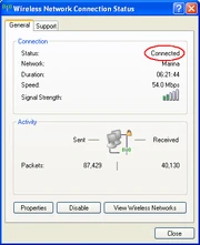 Windows Status Connected