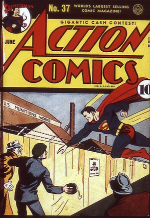 Cover for Action Comics #37