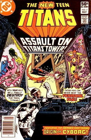Cover for New Teen Titans #7