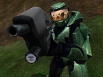 Master Chief Points Gun