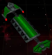 Klingon mining freighter