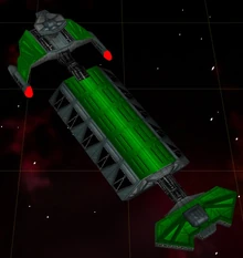 Klingon mining freighter