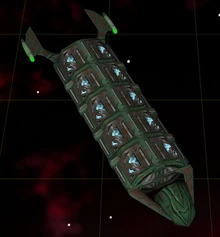 Romulan mining freighter image.