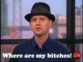 Tom in a pimp hat.jpg