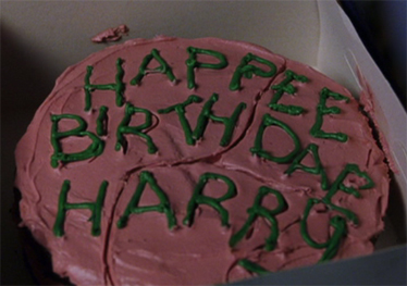 Harry Potter Birthday Cake on Image   Hagridbirthdaycake Jpg   Harry Potter Wiki