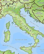 Map of Italy
