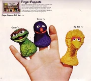 Sesame Street finger puppets (Topper)