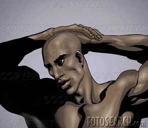Portrait-muscular-bald ~758005