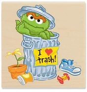 Stampabilities oscar the grouch