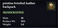 Pristine bristled leather backpack.jpg