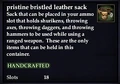 Pristine bristled leather sack.jpg