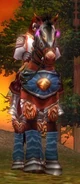 Scarlet Courier mounted