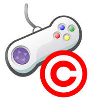 Copyrighted video game icon