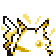 Imagen posterior de Pikachu en la primera generación