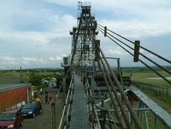 BE Dragline View down the Boom
