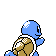 Imagen posterior de Squirtle en la segunda generación