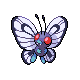 Imagen de Butterfree hembra en Pokémon Platino