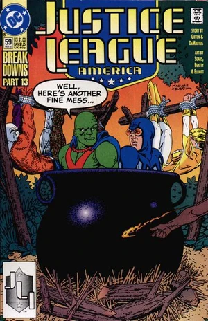 Cover for Justice League America #59
